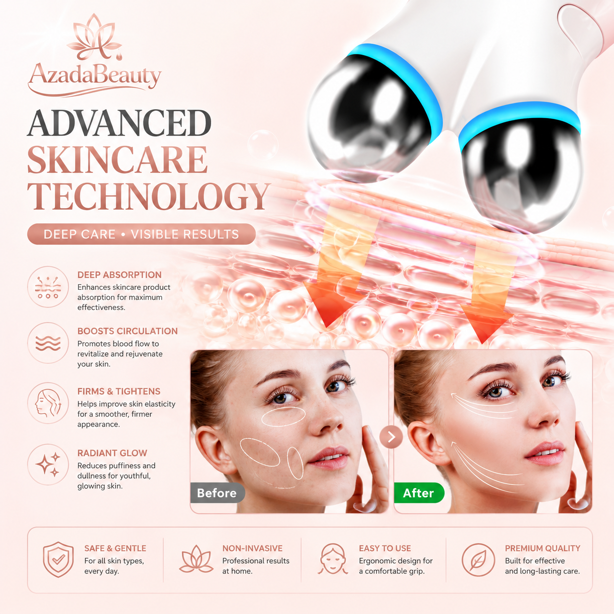 Microcurrent Facial Sculpting Device