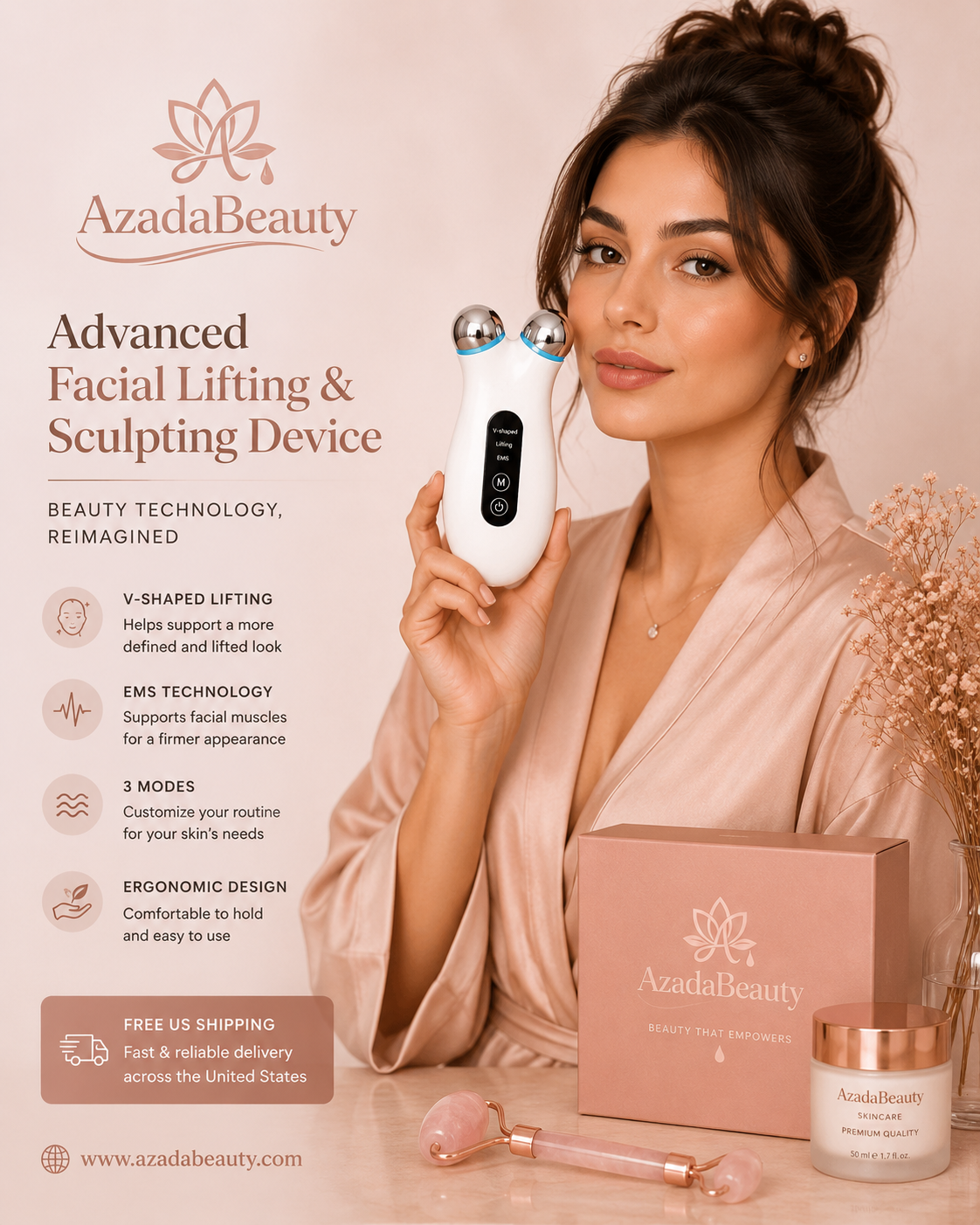 Microcurrent Facial Sculpting Device